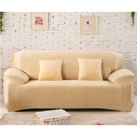Solid Corner Sofa Covers Couch Slipcovers Elastica Material Sofa Skin Protector Cover Sofa Armchair (Option: 12-Three seat)