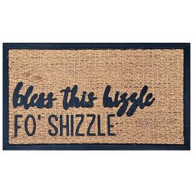 Funny Coir Doormat Hello There Welcome Front Porch Decor Doormat for The Entrance Way Outdoor with Heavy-Duty Non Slip Coconut Coir Doormat 30x17 (size: 30x17inch)